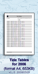 Tide Tables for 2006 (format A4, 653KB) v1.0 20060509